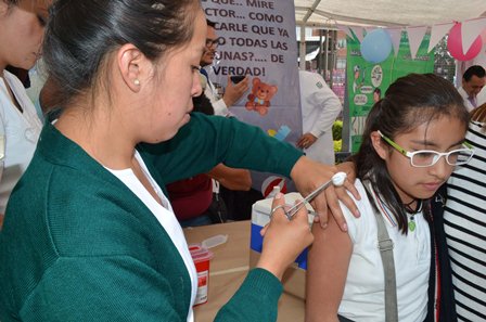 Aplicará IMSS 32 mil 343 vacunas antipolio en la Tercera Semana Nacional de Salud 2018