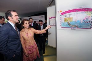 Inauguran exposición de 30 dibujos de niñas y niños de entre tres y cinco años.