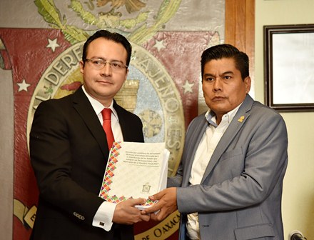 Analizará Poder Legislativo de Oaxaca Paquete Económico 2019