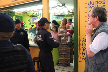 Continúan operativos de proximidad social, ahora en mercados de la ciudad de Oaxaca