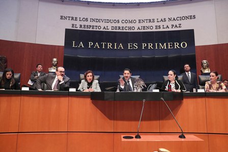 Recibe Senado comunicación de cierre de Periodo Extraordinario en la Colegisladora