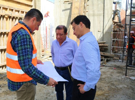 Supervisan avances de diversas obras de ampliación y modernización de la Fiscalía de Oaxaca