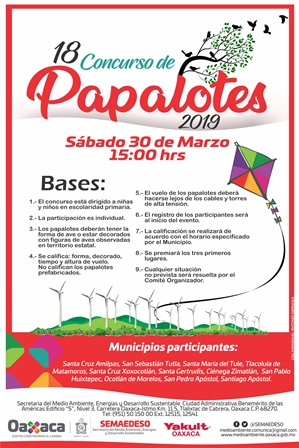 Convocan a niñas y niños a participar en el Concurso de Papalotes 2019