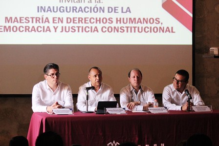 Inauguran Maestría en “Derechos Humanos, Democracia y Justicia Constitucional”