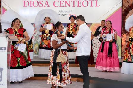 De Loma Bonita, la diosa Centéotl 2019; presidirá las fiestas de los Lunes del Cerro