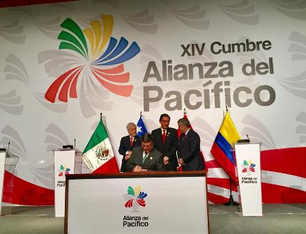 Con la firma de tres declaraciones concluye la XIV Cumbre de la Alianza del Pacífico