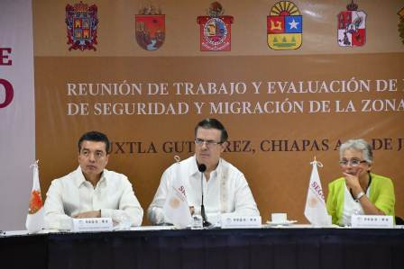 Avanzan en la implementación del Plan de Desarrollo Integral en la Frontera Sur