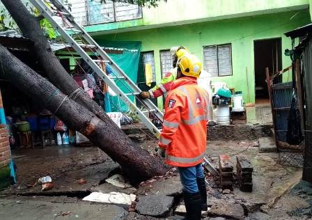 Activa Protección Civil operativo para  atender afectaciones por lluvias y granizada