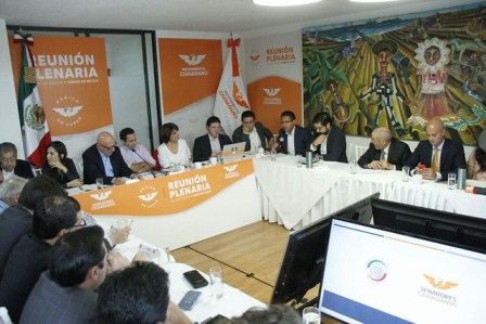 Presentan senadores ciudadanos Agenda Legislativa para siguiente período de sesiones