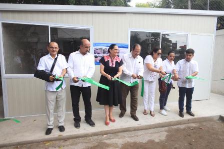 Supervisan trabajos de rehabilitación de espacios para personas migrantes en Chiapas