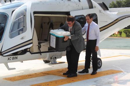 Llega corazón con “emergencia nacional” al Hospital General del CMN La Raza