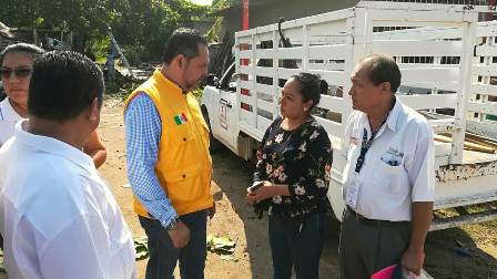 Implementa Jurisdicción Sanitaria 02 del Istmo operativo emergente por turbonada en Juchitán