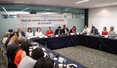 Inauguran Mesa de Análisis a las Leyes Secundarias de Educación