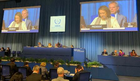 Asume México presidencia de la 63ª Conferencia General del Organismo Internacional de Energía Atómica