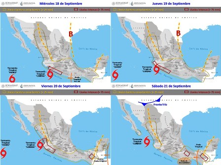 Cierran tres puertos a la navegación por Onda Tropical 39 y zona de inestabilidad: CEPCO