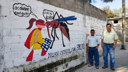 Realiza Jurisdicción Sanitaria acciones permanentes contra dengue en Juchitán, Oaxaca