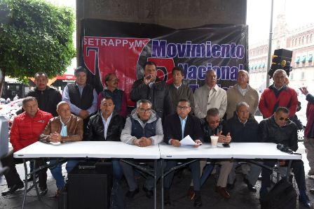 Denuncian taxistas que desde el GCDMX les quieren desestabilizar su movimiento