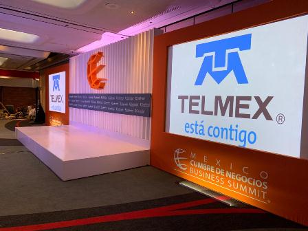 Con tecnología de punta, Telmex conecta a México Cumbre de Negocios 2019