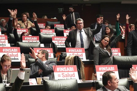 Aprueba Senado en lo particular minuta que crea el Instituto de Salud para el Bienestar