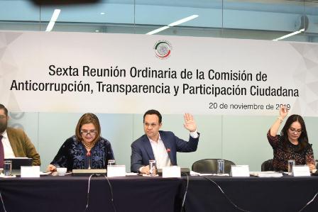 Aprueba Comisión de transparencia y anticorrupción herramientas para combate a la corrupción