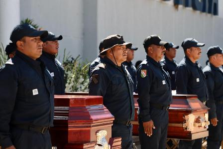 Reconoce Gobierno de Oaxaca valor, lealtad y compromiso de policías caídos en cumplimiento del deber