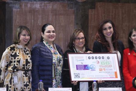 Emite Lotería Nacional billete por los 40 años de la Cedaw