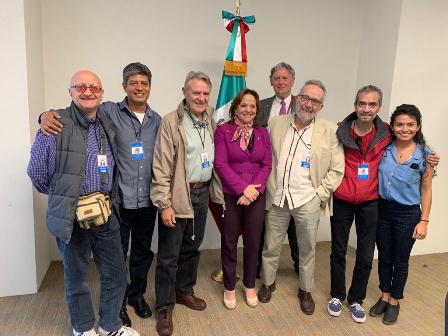 Reciben a contingente de la Segunda Marcha Mundial por la Paz y la No Violencia