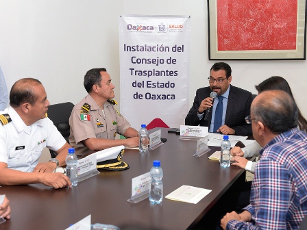 Instalan Consejo normativo para incrementar la donación de órganos en Oaxaca
