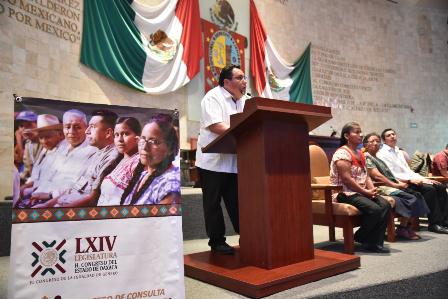 Con ley de consulta pueblos indígenas podrán defenderse ante políticas neoliberales: Horacio Sosa