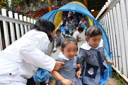 Convocan a población escolar a participar en el Macrosimulacro Nacional 2020