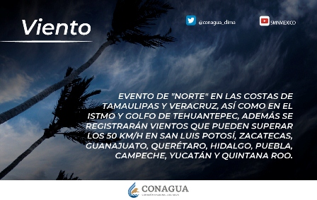 Prevén descenso de temperatura