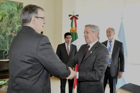 Se realiza la primera reunión bilateral entre los cancilleres de México y Argentina