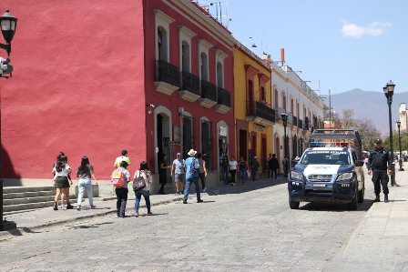 Reforzó Ayuntamiento de Oaxaca de Juárez acciones de seguridad en fin de semana largo