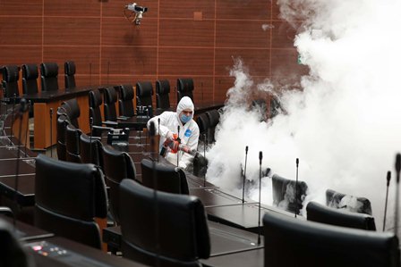 Perfilan grupos parlamentarios del Senado acuerdo para el desarrollo del trabajo legislativo ante Covid-19