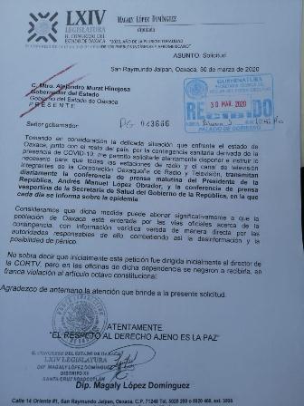 Medios institucionales de Oaxaca deben combatir desinformación ante contingencia sanitaria