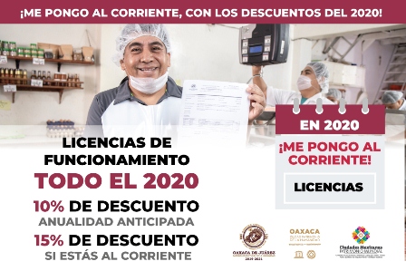 En apoyo a la economía familiar, Ayuntamiento de Oaxaca extiende incentivos fiscales todo el año