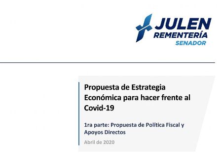 Presenta senador Plan Económico para hacer frente al Covid-19