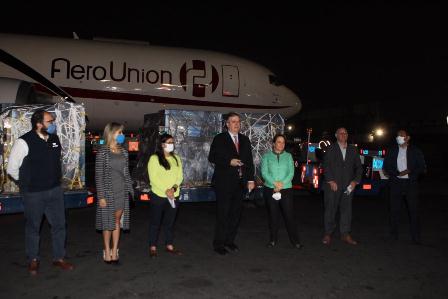 Recibe Gobierno de México donación de dos mil respiradores por parte del sector privado