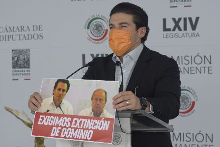 Debe Lozoya apuntar a Enrique Peña y Luis Videgaray; Merecen extinción de dominio: Samuel García