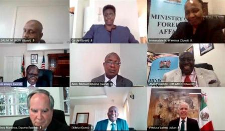 Sostienen México y Kenia consultas políticas bilaterales