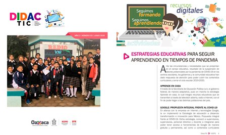Promueve Revista digital DidacTIC del IEEPO desarrollo de habilidades digitales en la comunidad educativa
