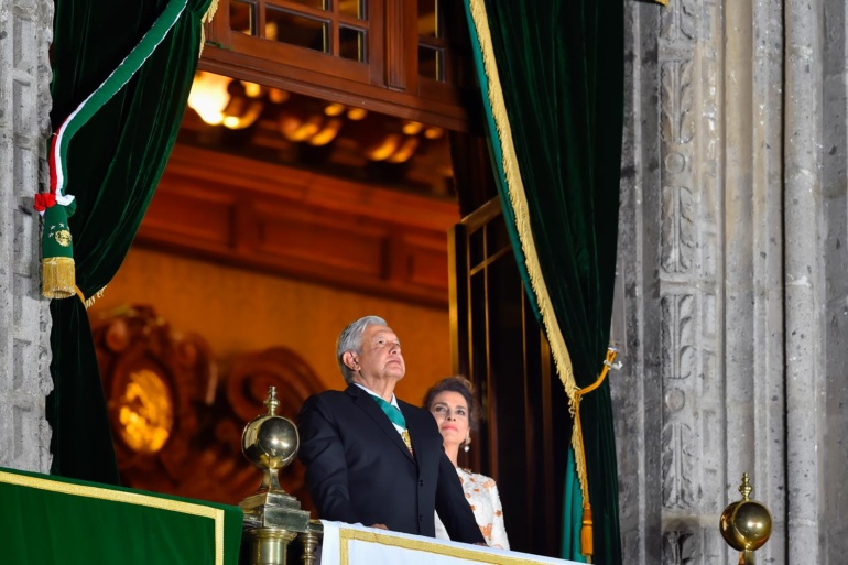 Presidente encabeza 210 Aniversario del Grito de Independencia con llamado a la esperanza en el porvenir