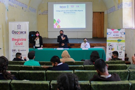 Firman IOAM y Registro Civil convenio para otorgar actas de extranjería a familias migrantes