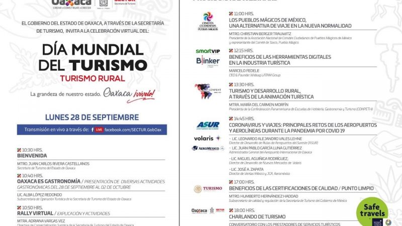 Invita Sectur Oaxaca