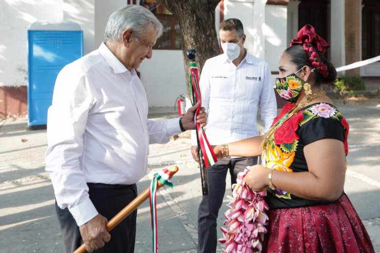 Avance del Programa Nacional de Reconstrucción, en Santo Domingo Tehuantepec, Oaxaca  Versión estenográfica.