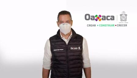 Anuncia gobernador que Oaxaca regresa a Semáforo Epidemiológico Naranja