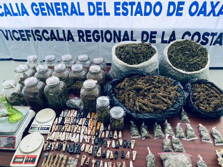 Aseguran drogas y dinero durante cateos en el Istmo y la Costa; Tres detenidos: Fiscalía