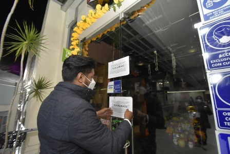 Clausuran seis establecimientos en Oaxaca por incumplimiento de la normatividad