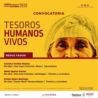 Seculta da a conocer a las ganadoras de la convocatoria “Tesoros Humanos Vivos”
