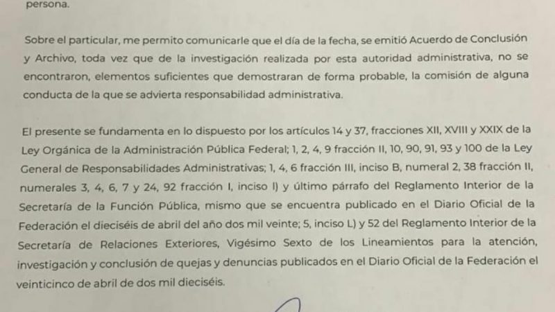 Acuerdo de Conclusión